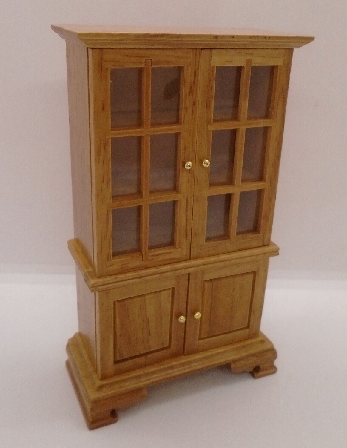 DISPLAY CABINET WITH CUPBOARDS