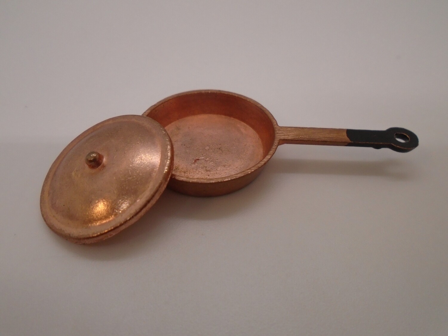 COPPER FRYING PAN WITH LID