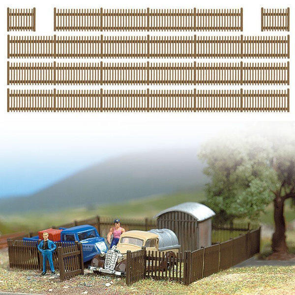 Busch 6007 120cm Picket Fencing