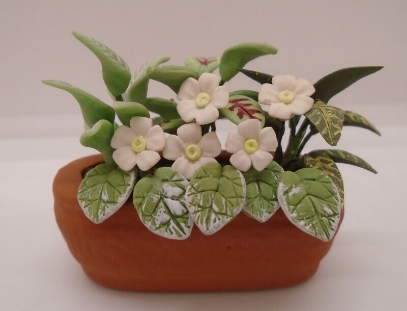 FLOWERS IN TROUGH