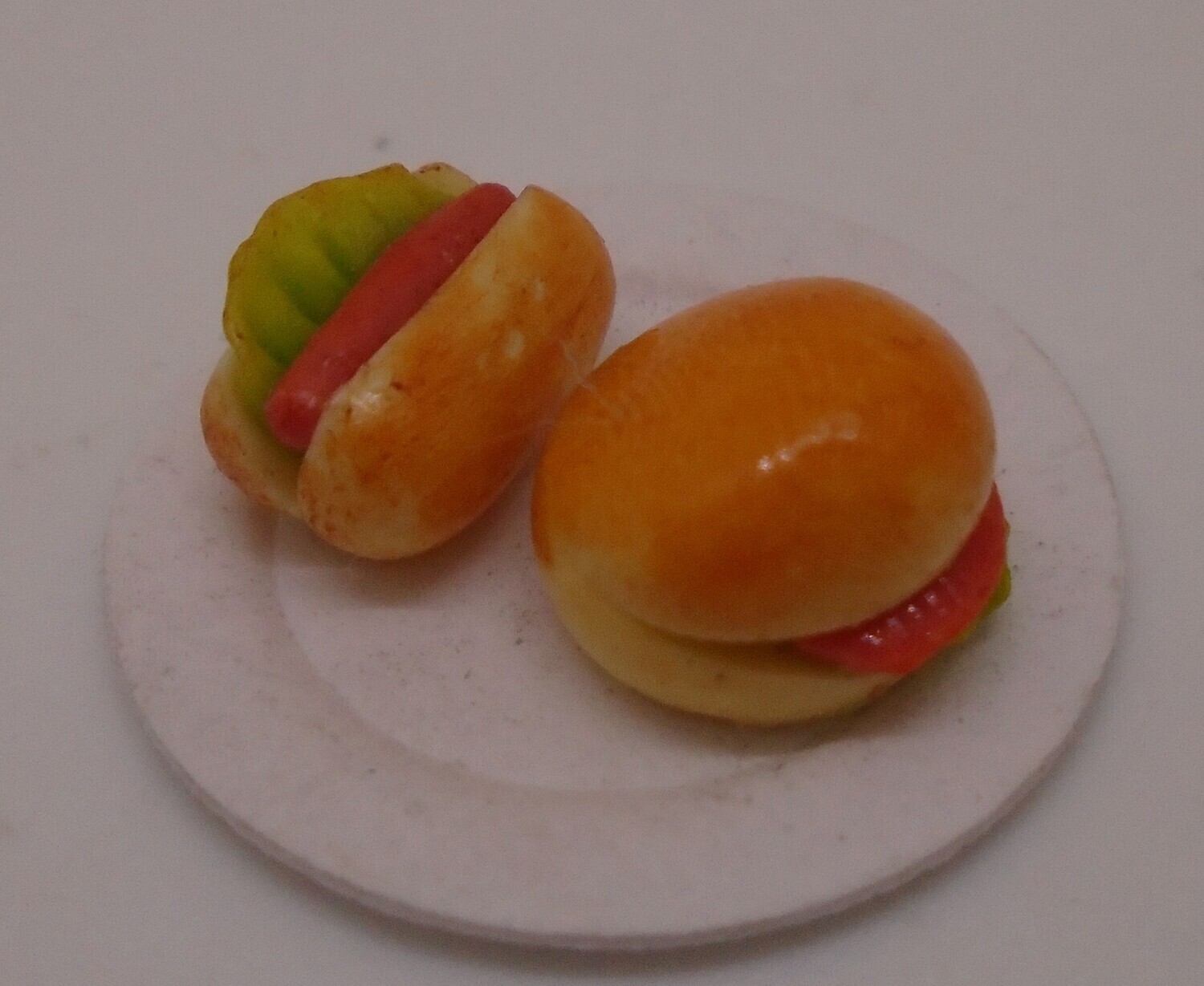 BBQ PLATE OF HOT DOG AND BURGER