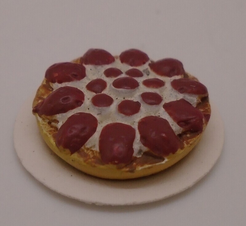 CHERRY PIE ON PLATE