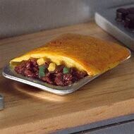 MEAT PIE ON METAL BAKING TRAY