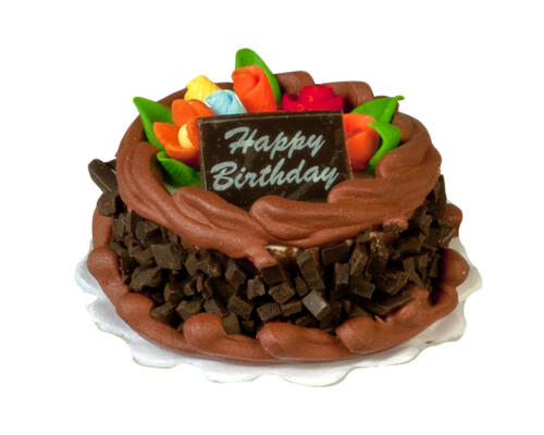 CHOCOLATE BIRTHDAY CAKE