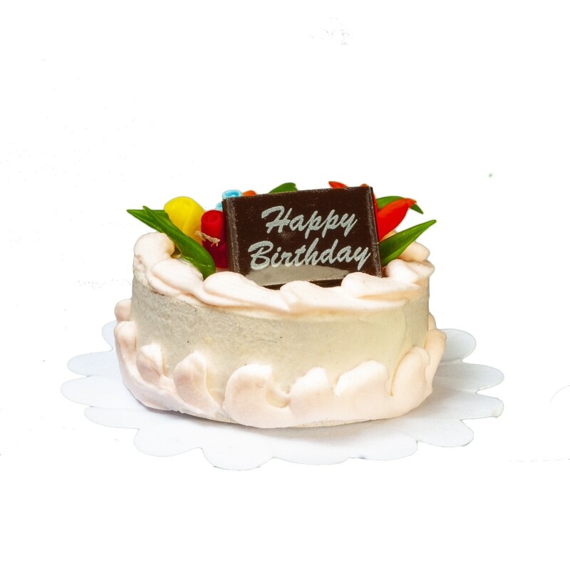 PINK STRAWBERRY  BIRTHDAY CAKE
