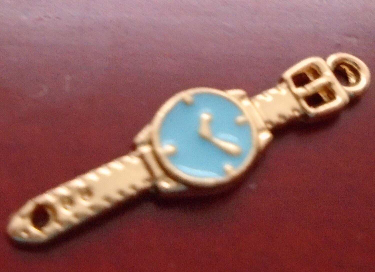 LADY'S WATCH WITH TURQUOISE FACE