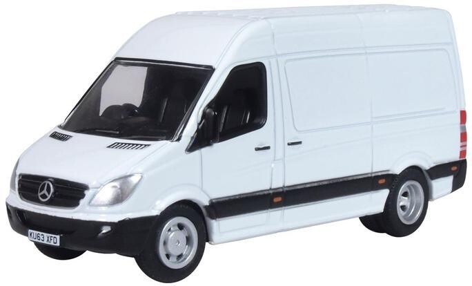 Oxford Diecast 76MSV004 Mercedes Sprinter Van White