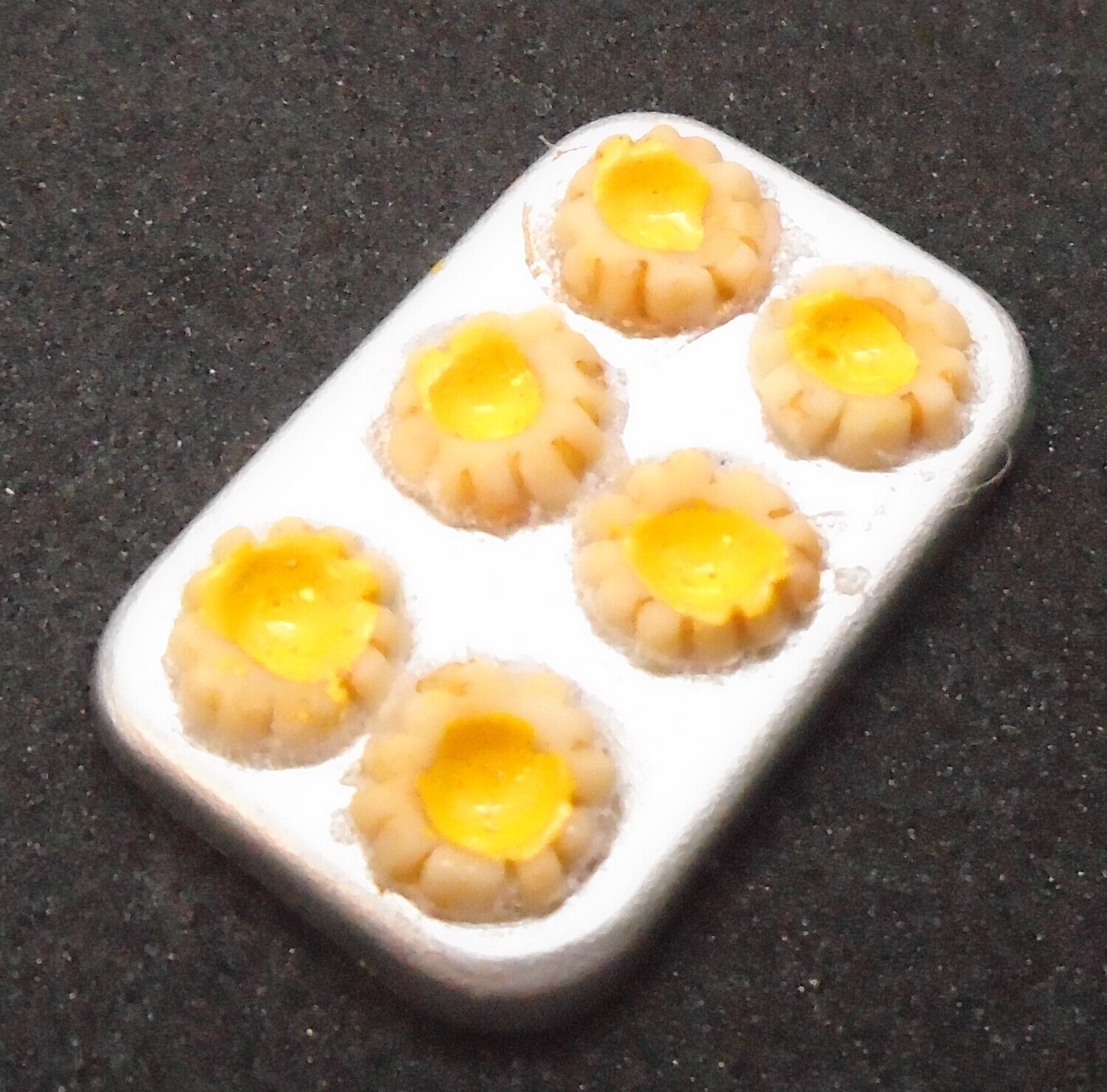 BAKING TIN OF LEMON CURD FLAVOURED  JAM TARTS