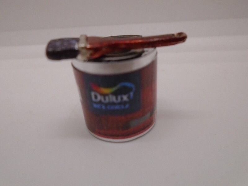 BRANDED MINI PAINT POT AND BRUSH