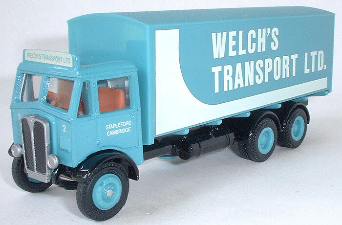EFE 10905DL AEC Mammoth Major Box Van Welch's Transport