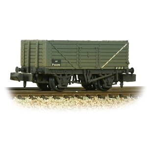 Graham Farish 377-078C 7 Plank Wagon End Door BR Grey (Early)
