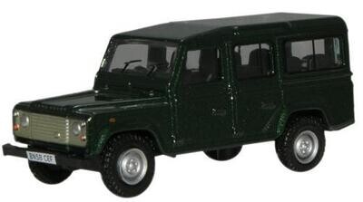 Oxford Diecast 76DEF001 Land Rover Defender Green