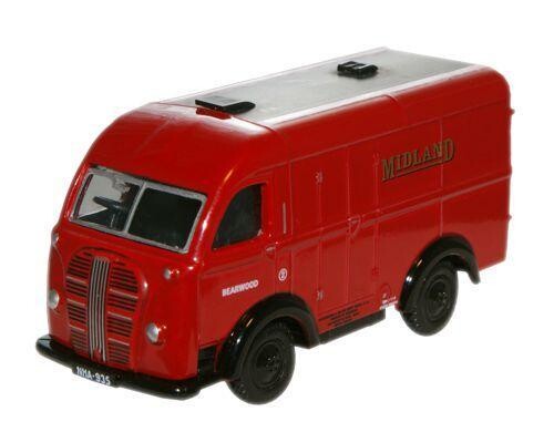 Oxford Diecast 76AK015 Austin K8 Van Midland Red