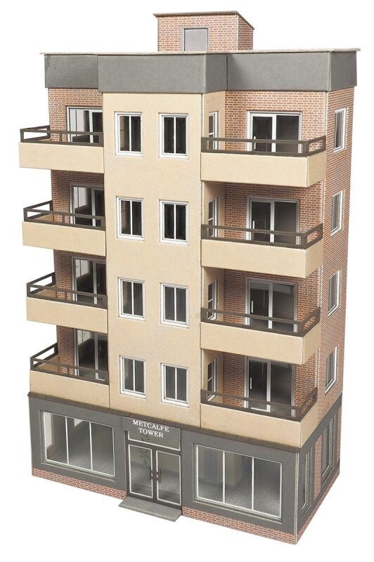 Metcalfe PO360 Low Relief Tower Block Kit