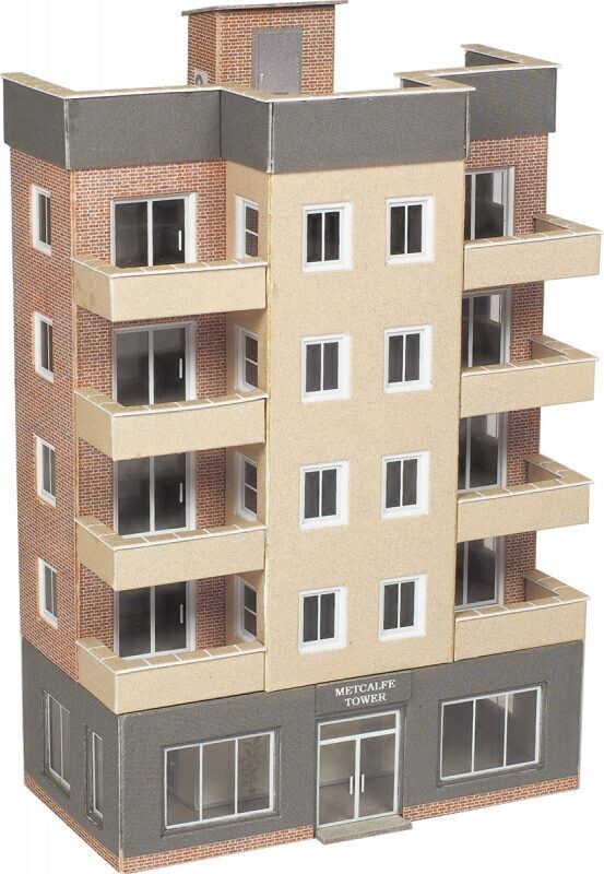 Metcalfe PN960 Low Relief Tower Block Kit