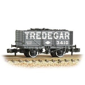 Graham Farish 377-093 7 Plank Wagon End Door Tredegar Grey