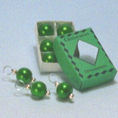 GREEN CHRISTMAS DECORATIONS