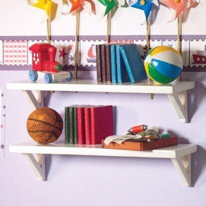 Large White Shelves