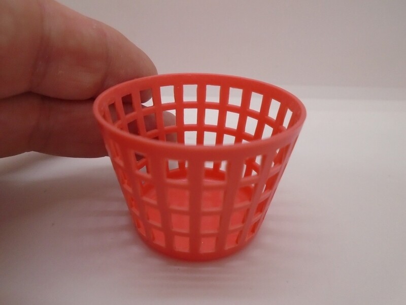 RED LAUNDRY BASKET