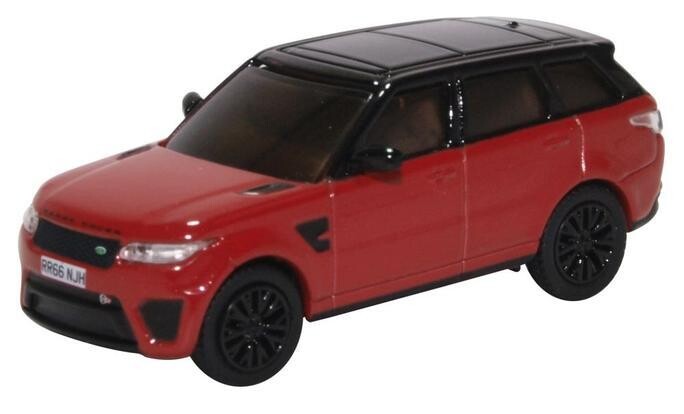 Oxford Diecast 76RRS003 Range Rover Sport SVR Firenze Red