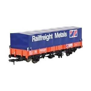 EFE Rail E87043 BR SEA Wagon BR Railfreight Red (Cardiff Rod Mill) with Hood (Orig.)