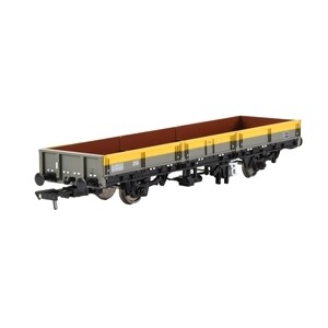 EFE Rail E87036 BR ZAA 'Pike' Open Wagon BR Engineers Grey & Yellow