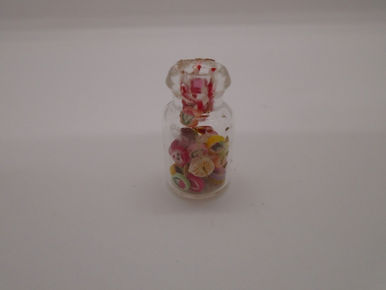 JAR OF SWEETS AND CANDY CANES