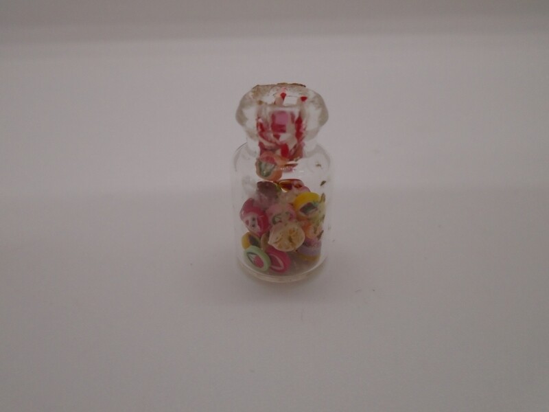 JAR OF SWEETS AND CANDY CANES
