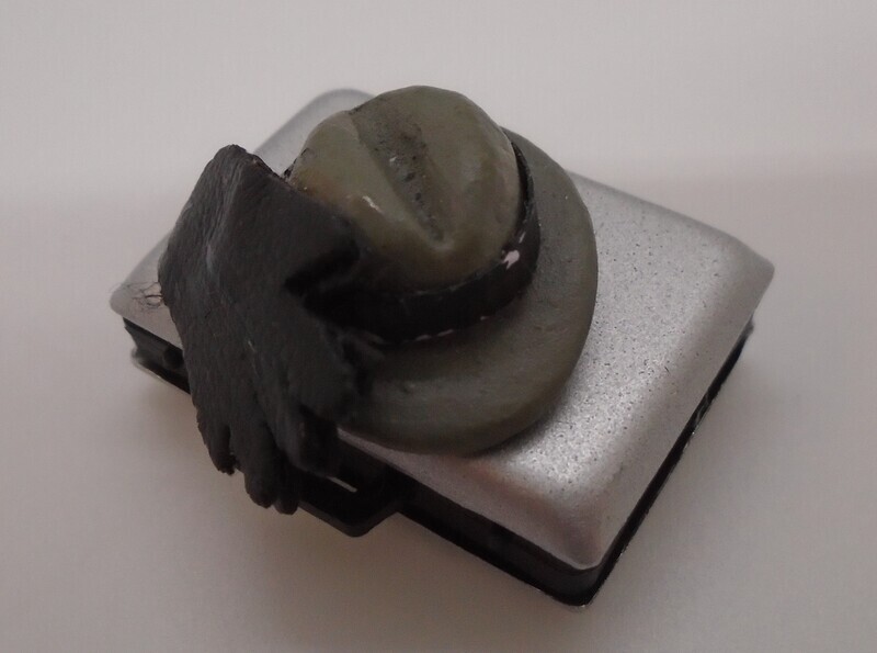 BRIEF CASE WITH HAT AND GLOVES