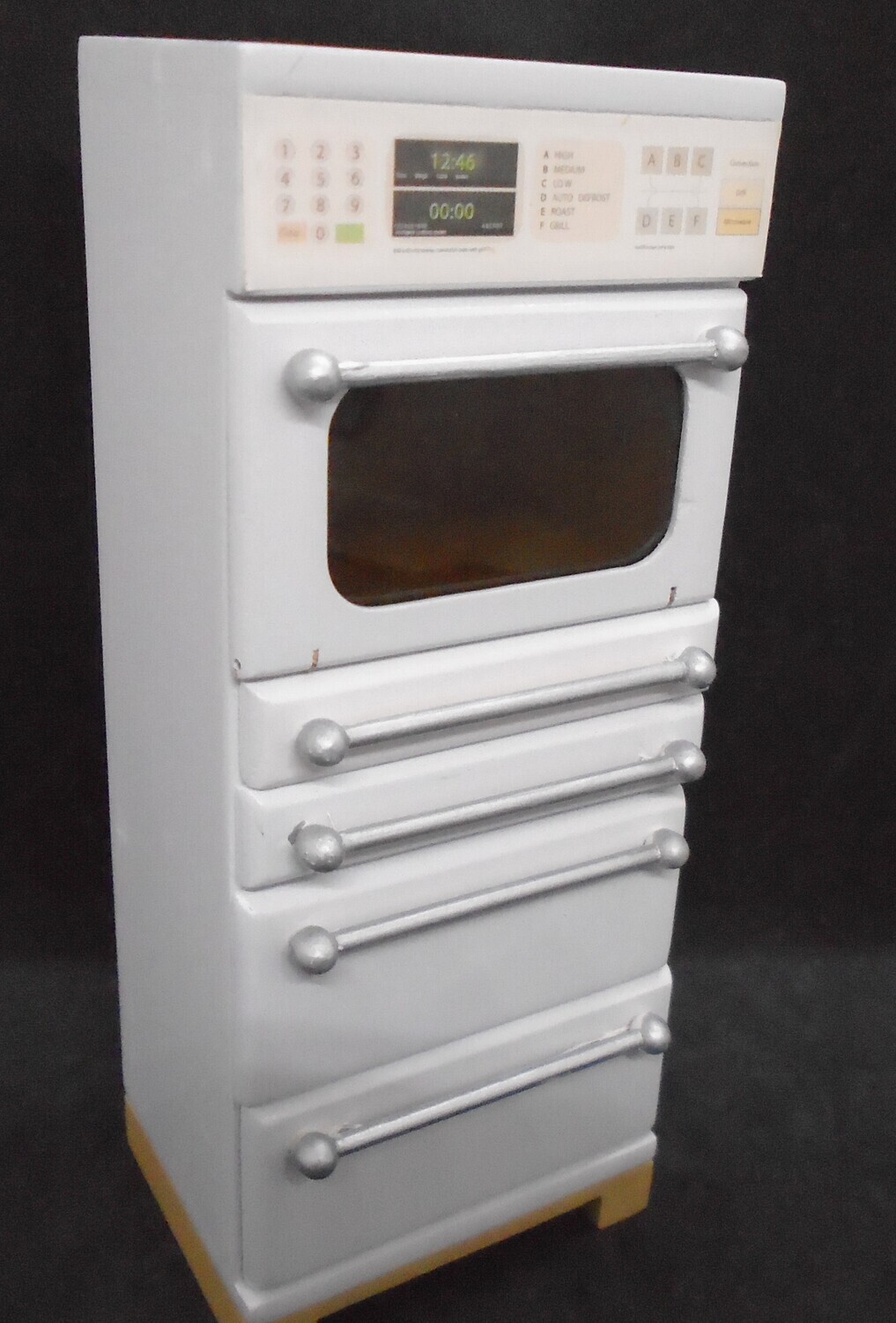 MODERN BUILT IN COOKER AND DRAWER UNIT IN WHITE