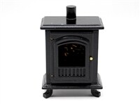 BLACK WOOD BURNER