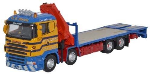 Oxford Diecast 76SCL001 Scania Crane Lorry D R Macleod