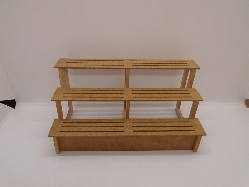 LARGE TIERED GARDEN/SHOP SHELF DISPLAY