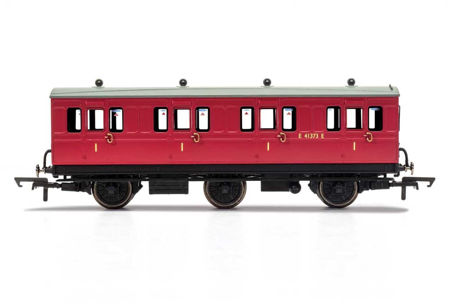 Hornby R40123 BR, 6 Wheel Coach, 1st Class, Fitted Lights, E41373 - Era 4