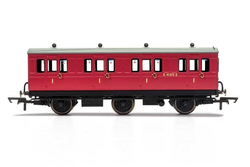 Hornby R40123 BR, 6 Wheel Coach, 1st Class, Fitted Lights, E41373 - Era 4