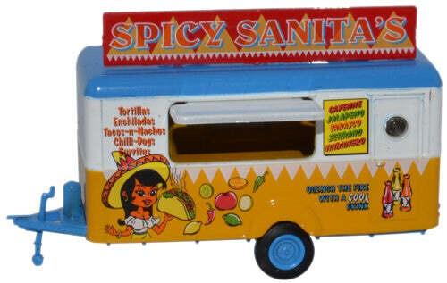 Oxford Diecast 76TR013 Mobile Trailer Spicy Sanitas