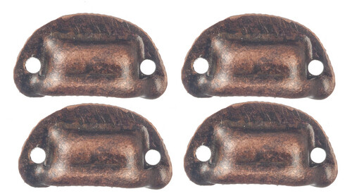 Victorian Drawer Pulls - Bronze