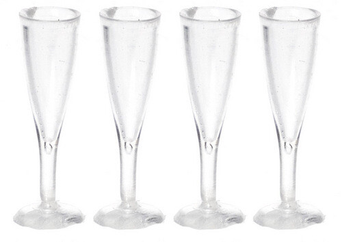 Fluted Champagne Glasses