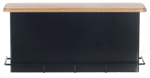 1950's Counter - Black and Oak