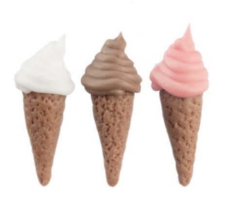 Soft Serve Ice Cream Cones