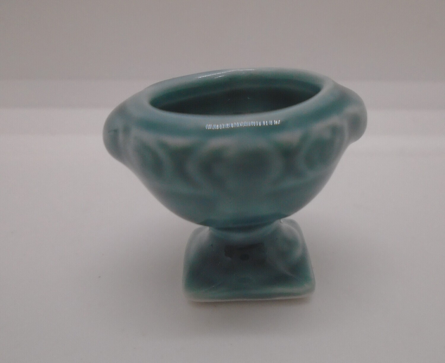TURQUOISE  SHAPE GLAZED PLANT POT