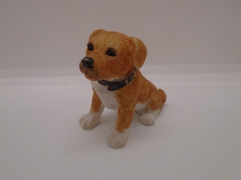SITTING DOG WITH COLLAR