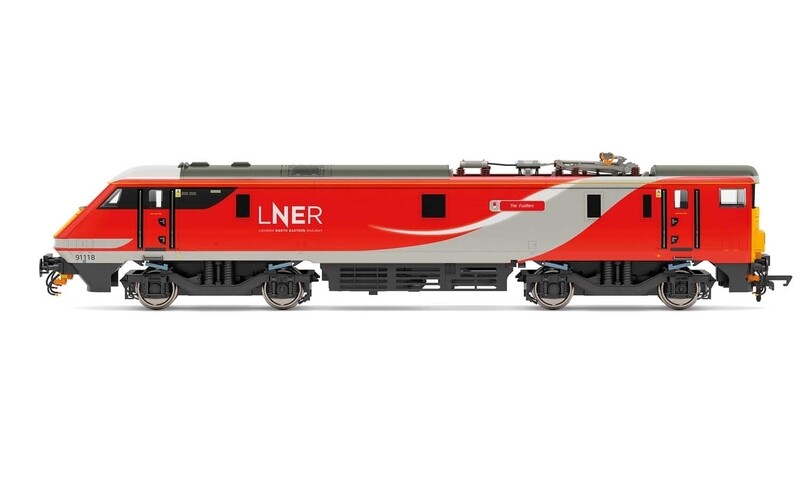 Hornby R3891 LNER, Class 91, Bo-Bo, 91118 'The Fusiliers' - Era 11