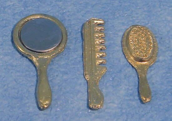Brush, Comb and Mirror Set