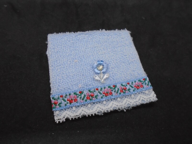 BLUE BATH TOWEL