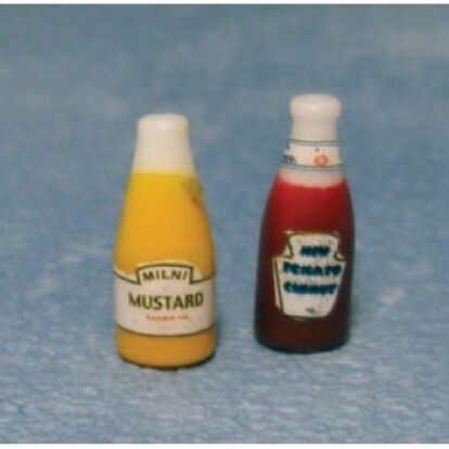 Ketchup and Mustard Bottles