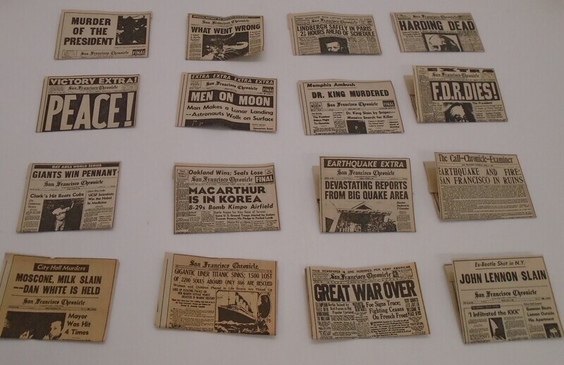 HISTORICAL HEADLINE NEWSPAPER