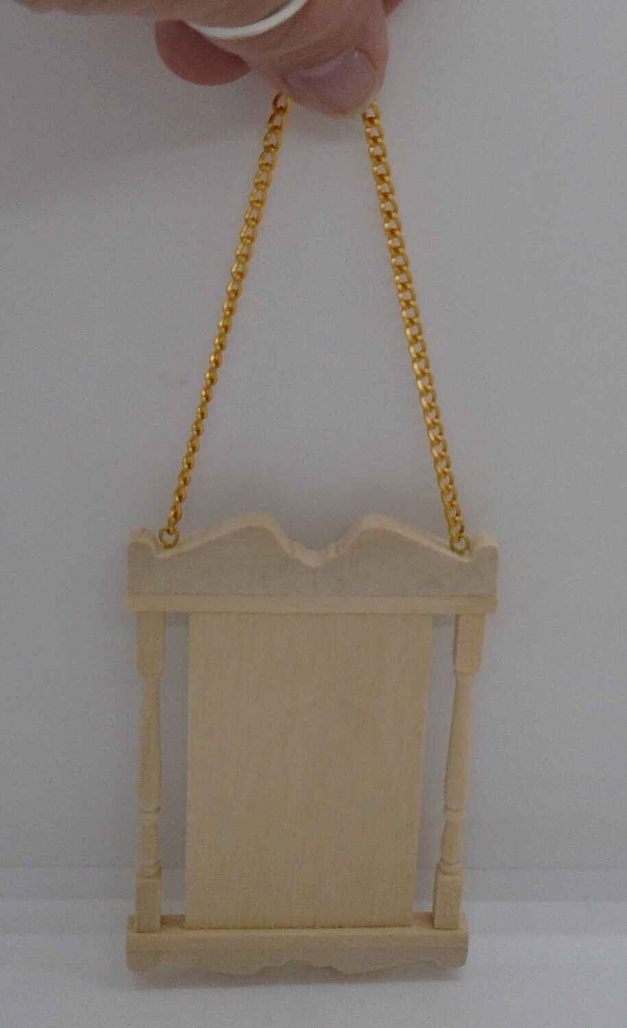 HANGING BLANK SHOP SIGN BY GLENOWEN