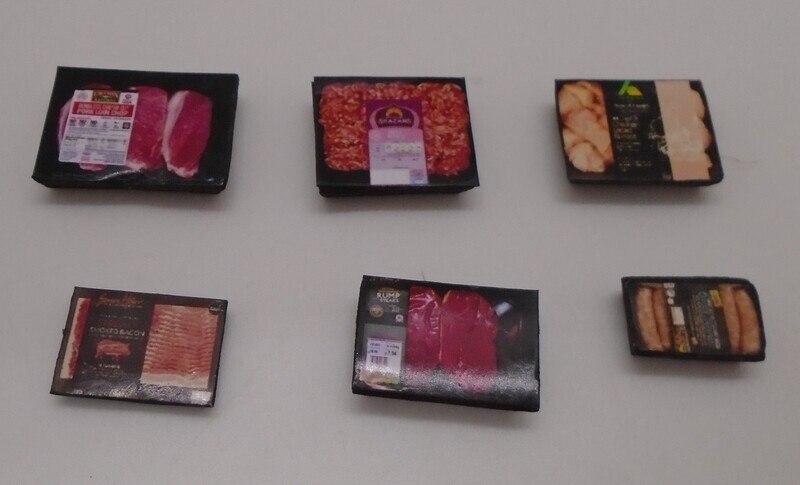 6 PACKS OF MEAT