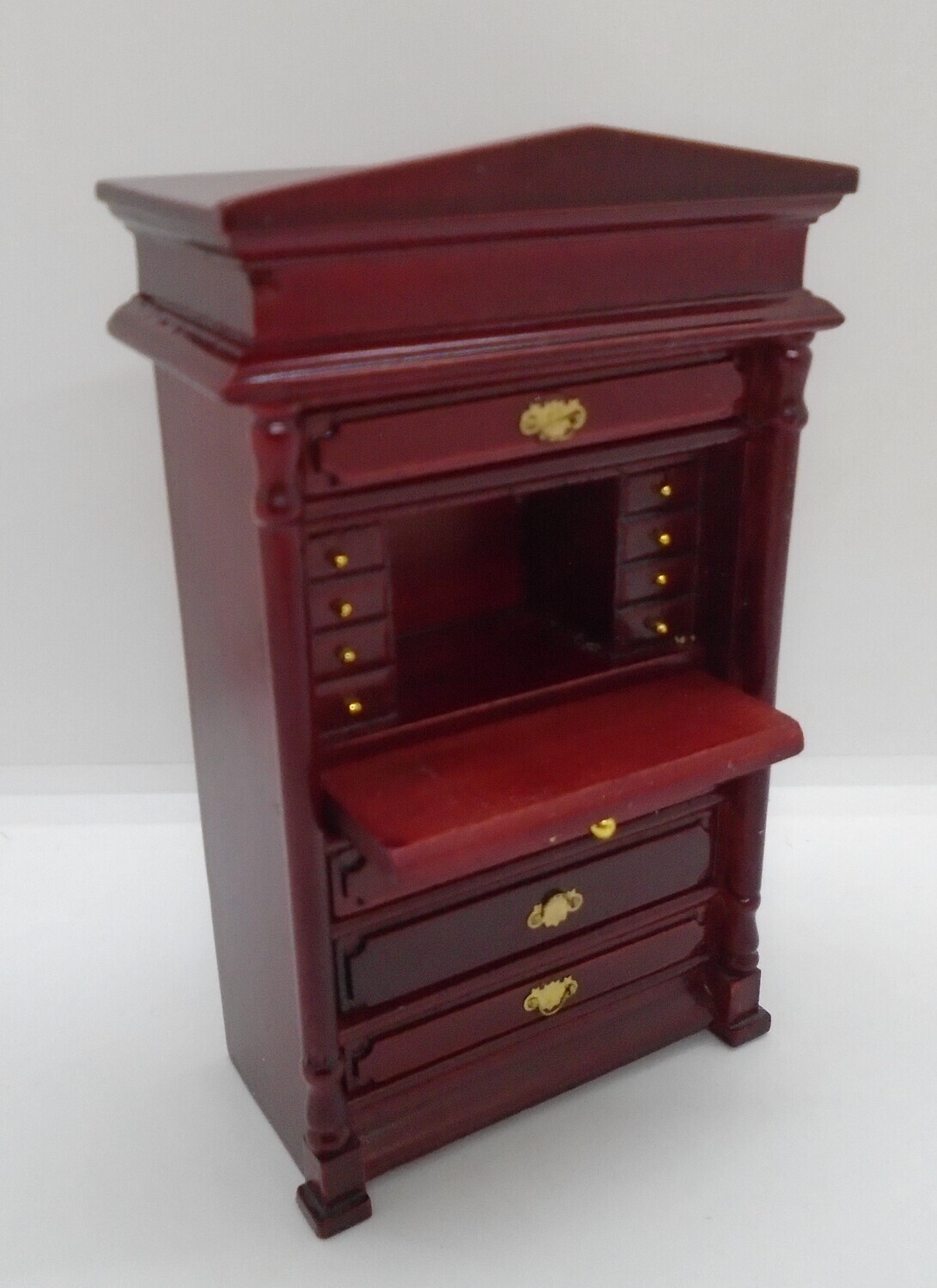 ADORABLE MAHOGANY PULL DOWN DESK BUREAU